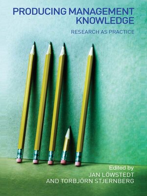 cover image of Producing Management Knowledge